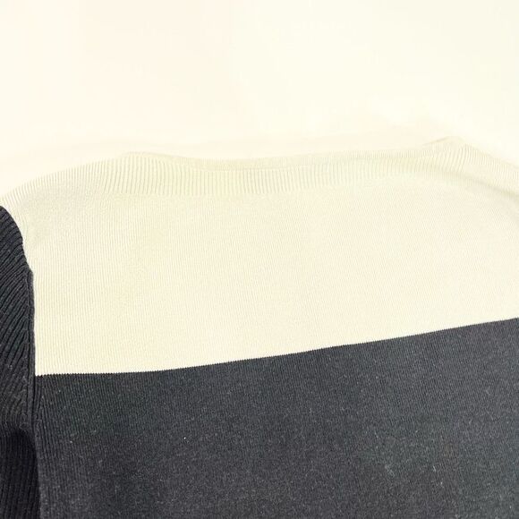 Derek Lam 10C Athleta Tunic Sweater Womens Small Colorblock Ribbed Knit Stretch - Picture 8 of 10